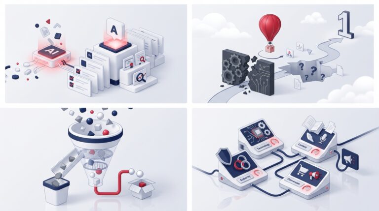 3D-Lead-Strecke mit Website, Formular, Qualitätsfilter und qualifizierter Anfrage.