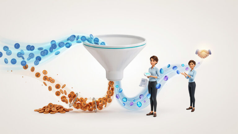 B2B-Unternehmen bewertet Cost per Lead und Qualität von Kundenanfragen